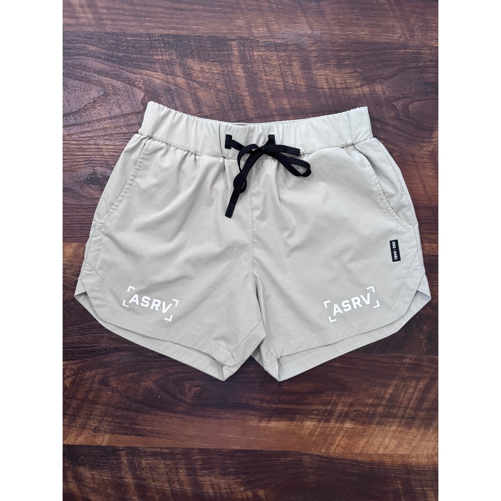 ASRV Training Shorts Mens Small Gray Excellent 4 Inch Inseam Gym Athletic Active